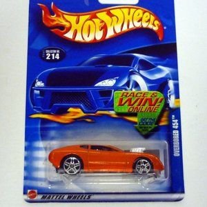 Hot Wheels Overbored 454 #214 Orange Die-Cast Car 2002